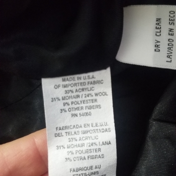 Jones New York Button Down Woven Multicolor Speckle Girls Jacket. Size 16 - Picture 5 of 5